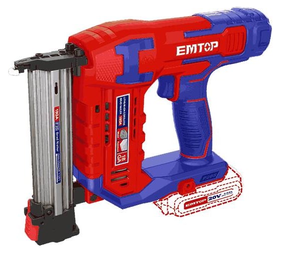 Аккумуляторный гвоздезабиватель emtop ELBNLI35085 1