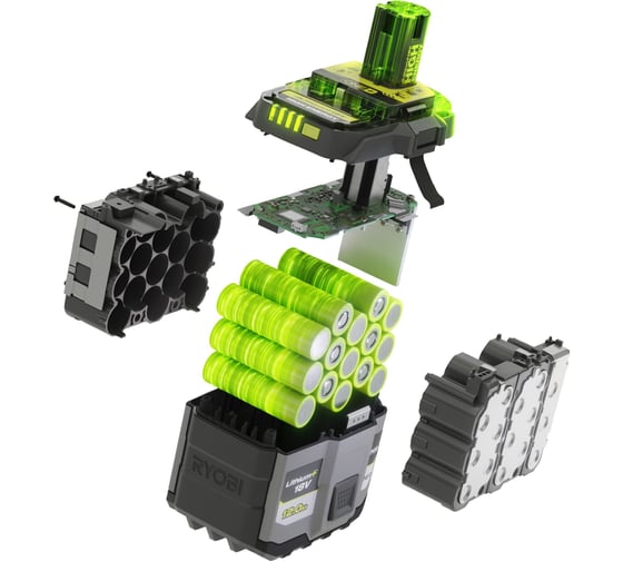 Аккумулятор 18В, 12 А*ч RB18120T Ryobi 5133006265
