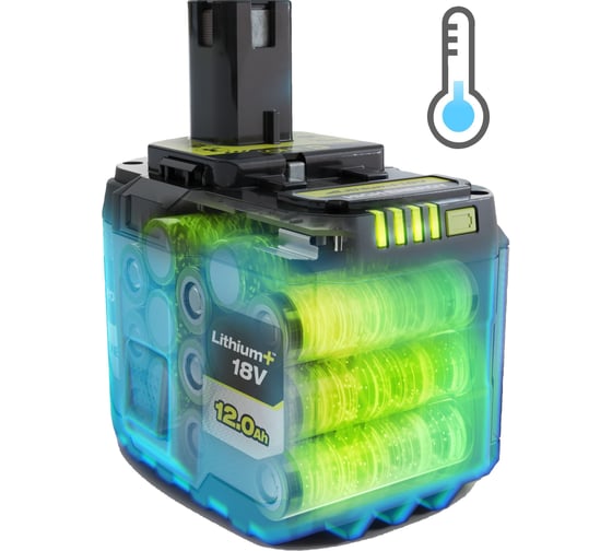 Аккумулятор 18В, 12 А*ч RB18120T Ryobi 5133006265