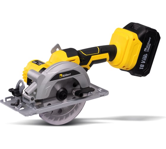 Пила дисковая KOLNER аккумуляторная 18V UNI-M, 125мм, KCW 18BL-125-1K, BL 8021000021