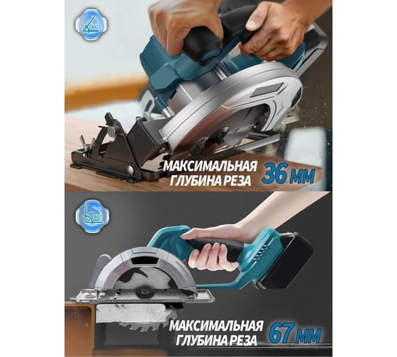 Пила аккумуляторная дисковая SAFUN SF4J502