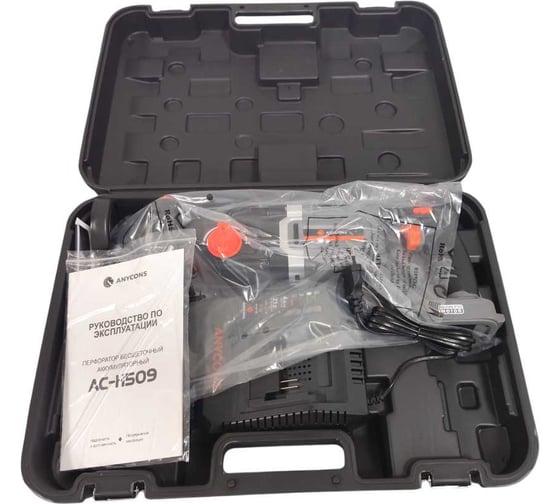 Перфоратор бесщеточный аккумуляторный Anycons AC-H509 2 акк AC-H5092