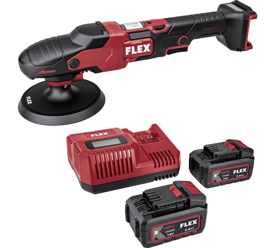 Аккумуляторная ротационная полировальная машина FLEX PE 150 18-EC Set 533019 1