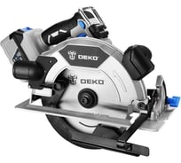 Дисковая (циркулярная) пила аккумуляторная DEKO KDCS20 PRO, 20В, 190мм, 1x4.0Ач 081-1060