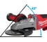 Аккумуляторная угловая шлифмашина с плоским редуктором Milwaukee M18 FSAGF125XPDB-0X 4933478439 2