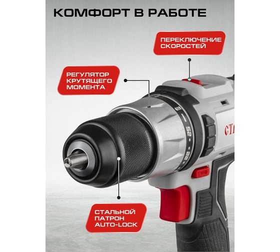 Комплект из 5 товаров Ставр 20В EAП: Дрель-шуруповерт ДА-20/40Nm + Многофункц. инструмент МИА-20 + Фонарь ФА-20/3 + АКБ-2.0Ач + ЗУ 2.4А, 9022500085