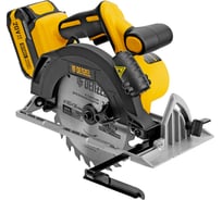 Пила циркулярная аккумуляторная Denzel бесщеточная CCSH-BL-20-185, 185 мм, Li-Ion, 20 В 27409