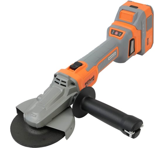 Шлифмашина угловая аккумуляторная AV Steel AV-AG 18/125 BL (1x4Ah) AV-962100