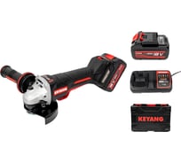 Аккумуляторная угловая шлифовальная машина KEYANG 2 АКБ 5 А*ч DG20BLH-125PV (Set)