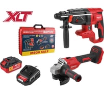 Набор аккумуляторного инструмента WORTEX ALL1 XLT SET: перфоратор + ушм, в чемодане 956622 1329852