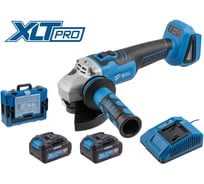 Аккумуляторная углошлифмашина BULL CSG 1812 R Xcase, XLTpro, бесщеточный, 125 мм, рег. об., 8000 об/мин, 2x4 А*ч 1333860