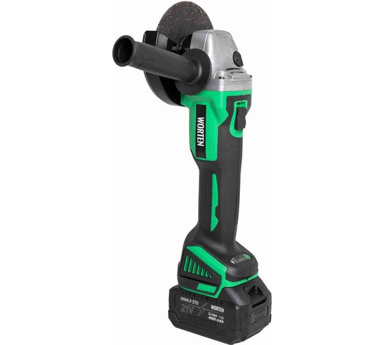 Угловая шлифмашина WORTEN 2x4.0Ач, 21В, D125, М14 IM КА-90000588