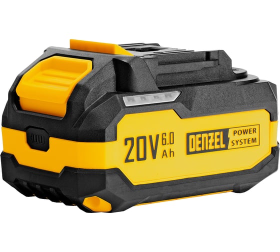 Батарея аккумуляторная Denzel BH-20-6.0, Li-Ion, USB, 20 В, 6.0 Ач 28446