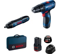 Набор Bosch GSB 120 + GO + 2x2.0 Ач + з/у GAL + сумка 06019G8124