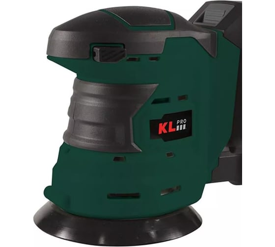 Профессиональная аккумуляторная эксцентриковая шлифмашина KLPRO (18В, Li-ion-2шт, 2.0Ач, ЗУ 2,4А) 16893 KLEZ18-20