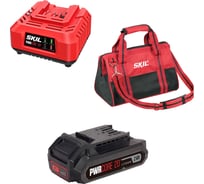 Набор аккумуляторный SKIL Зарядное устройство SC0060 (60W) и батарея BY5197 (2Ач) + сумка BG3224 9-0-000