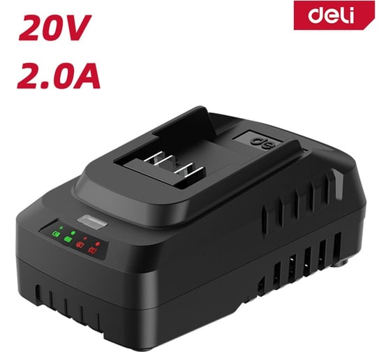 Зарядное устройство DELI DE-CD20A2E (2А, 20В) 163043