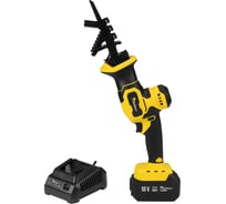 Пила сабельная аккумуляторная Kolner 18V UNI-M, 65мм, KRS 18-65-1, БЗП, ампл 20мм, глубина 65/6мм (дерево/металл), 0-2800ход/мин, подсветка (АКБ 3.0Ач, ЗУ) 8021000051