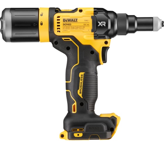 Аккумуляторный заклепочный пистолет Dewalt DCF403D2GT, 18 В, в кейсе TSTAK DCF403D2GT-QW