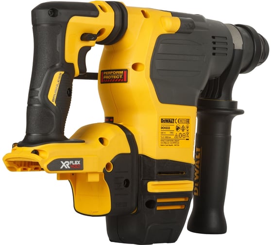 Аккумуляторный перфоратор Dewalt DCH333x2, 54 В, 3.5 Дж, 4480 уд/мин, с 2 АКБ 3 Ач и ЗУ, в кейсе TSTAK DCH333X2-QW