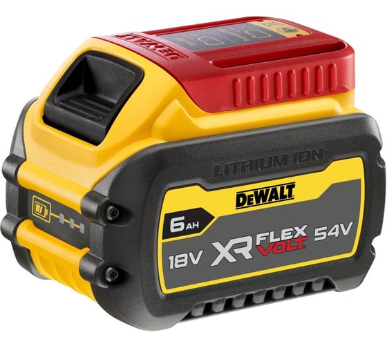 Аккумулятор Dewalt FLEXVOLT DCB546, Li-Ion, 18/54 В, 6/2 Ач, 2 шт DCB546T2-XJ