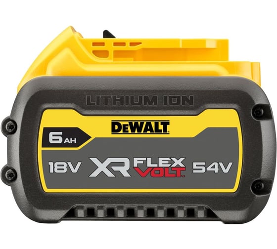Аккумулятор Dewalt FLEXVOLT DCB546, Li-Ion, 18/54 В, 6/2 Ач, 2 шт DCB546T2-XJ