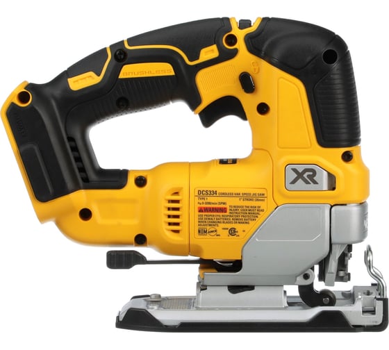 Аккумуляторный лобзик Dewalt DCS334NT, 18 В, 3200 ход/мин, 26 мм, без АКБ и ЗУ, в кейсе TSTAK DCS334NT-XJ