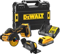 Аккумуляторная отрезная машина Dewalt DCS438E2T, 18 В, 76 мм, 20000 об/мин, с 2 АКБ 1.7 Ач и ЗУ, в кейсе TSTAK DCS438E2T-QW
