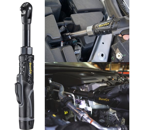 Аккумуляторный ключ-трещотка Durofix 12V 1/4 RW1216-3-PM