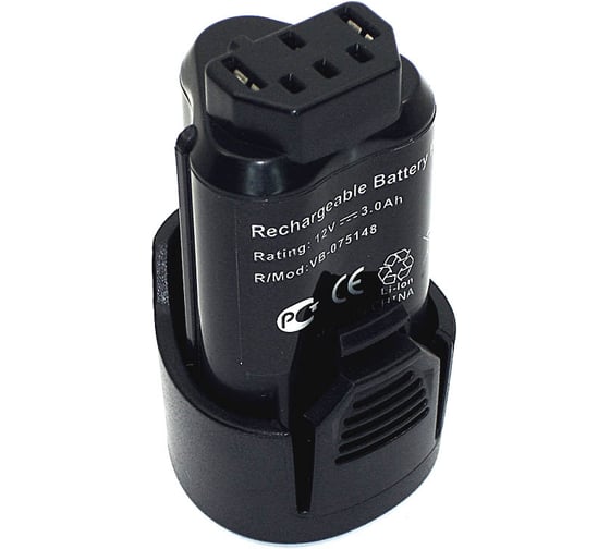 Аккумулятор AMPERIN для AEG (p/n: 4932352824, 4932430166) 3Ah 12V Li-Ion 075148