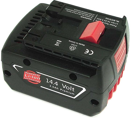 Аккумулятор AMPERIN для BOSCH (p/n: 2607336078, 2607336150, BAT607, BAT614), 3.0Ah 14.4V 020619 1