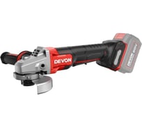 Аккумуляторная углошлифовальная машина DEVON без аккумулятора и ЗУ 2909-LI-20-125