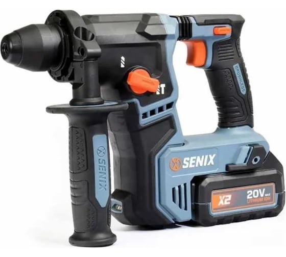 Перфоратор SENIX SDS-plus , серии X2 20В , 1.2Дж, 17 мм, без АКБ и ЗУ PDRX2-M2-EU-0 1