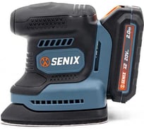 Дельта шлифмашина SENIX серии X2, 20В, с 1 АКБ, 1 ЗУ, PSX2-M3-EU