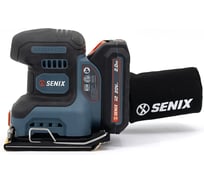 Шлифмашина вибрационная аккумуляторная SENIX серии X2 20В бесщ. дв., 125 мм, с 1 АКБ, 1 ЗУ PSX2-M2-EU