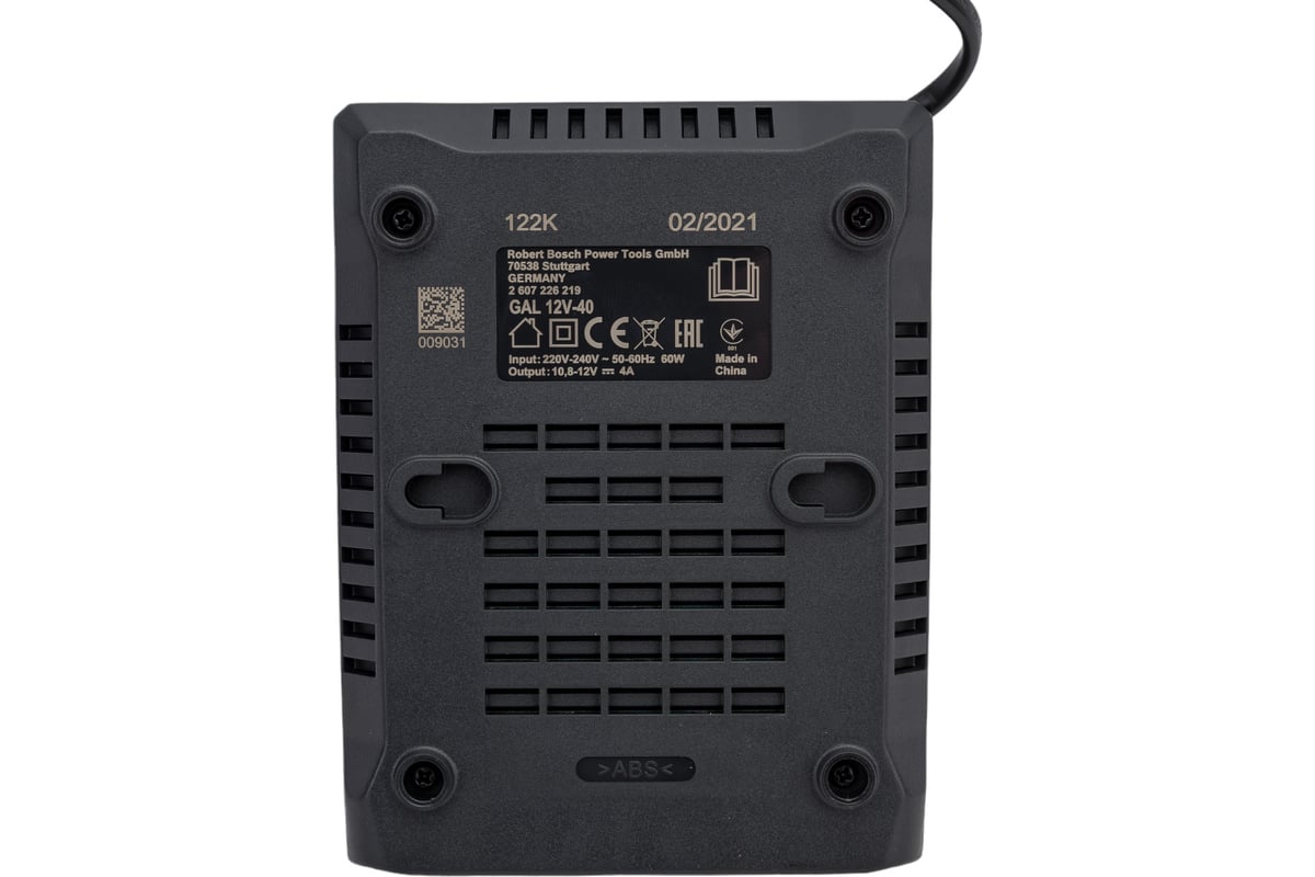 Устройство зарядное GAL 12V-40 Bosch 2607226220 - выгодная цена, отзывы ...