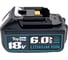 Аккумулятор TopOn BL1850B 18V 6.0Ah (Li-ion) с USB портом. PN: 197280-8 TOP-MAK-18-6.0-USB 5