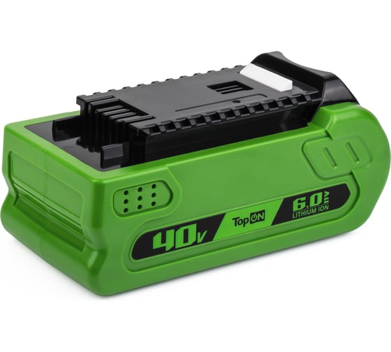 Аккумулятор TopOn 40V 6Ah (Li-ion) PN: G40B6 TOP-GW-40-6.0 1