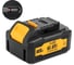 Аккумулятор TopOn 18V 6.0Ah (Li-ion) с USB портом. PN: DCB184 TOP-DEW-18-6.0-USB 2