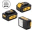 Аккумулятор TopOn 18V 5.0Ah (Li-ion) с USB портом. PN: DCB184 TOP-DEW-18-5.0-USB 2