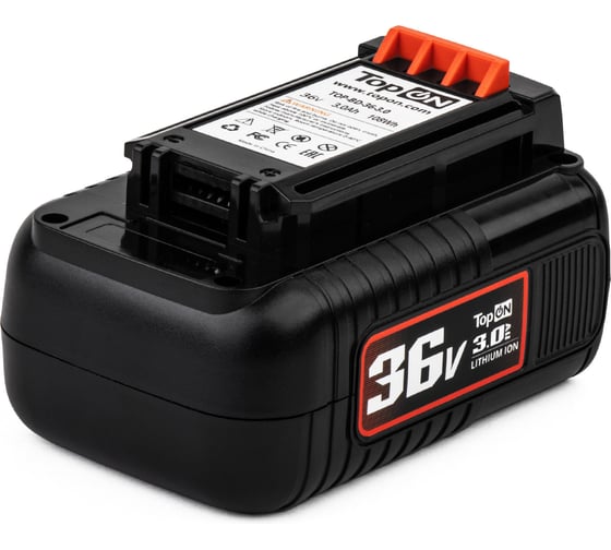 Аккумулятор TopOn 36V 3.0Ah (Li-ion) PN: BL20362 TOP-BD-36-3.0 1