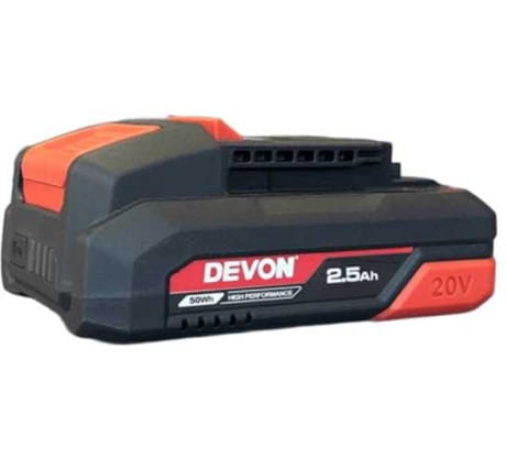 Аккумулятор для электроинструмента DEVON 2.5 Ач 5168-Li-20-25