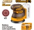 Аккумуляторная эксцентриковая шлифмашина INDUSTRIAL INGCO 125 мм CROSLI2002 3