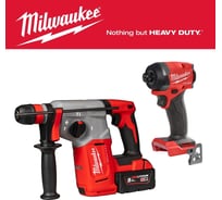 Набор: перфоратор M18BLHX-502X + винтовёрт M18FID3-0X (Инструмент в подарок) Milwaukee PT2509007