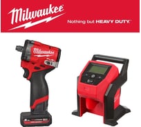 Набор: гайковерт M12FCIWF12G3-502X + компрессор M12BI-0 (Инструмент в подарок) Milwaukee PT2509016