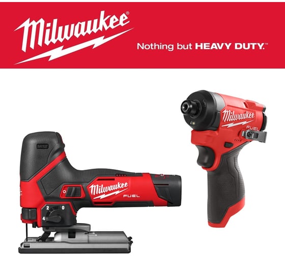 Набор: лобзик M12FJS-422X + винтоверт M12FID2-0 (Инструмент в подарок) Milwaukee PT2509019 1