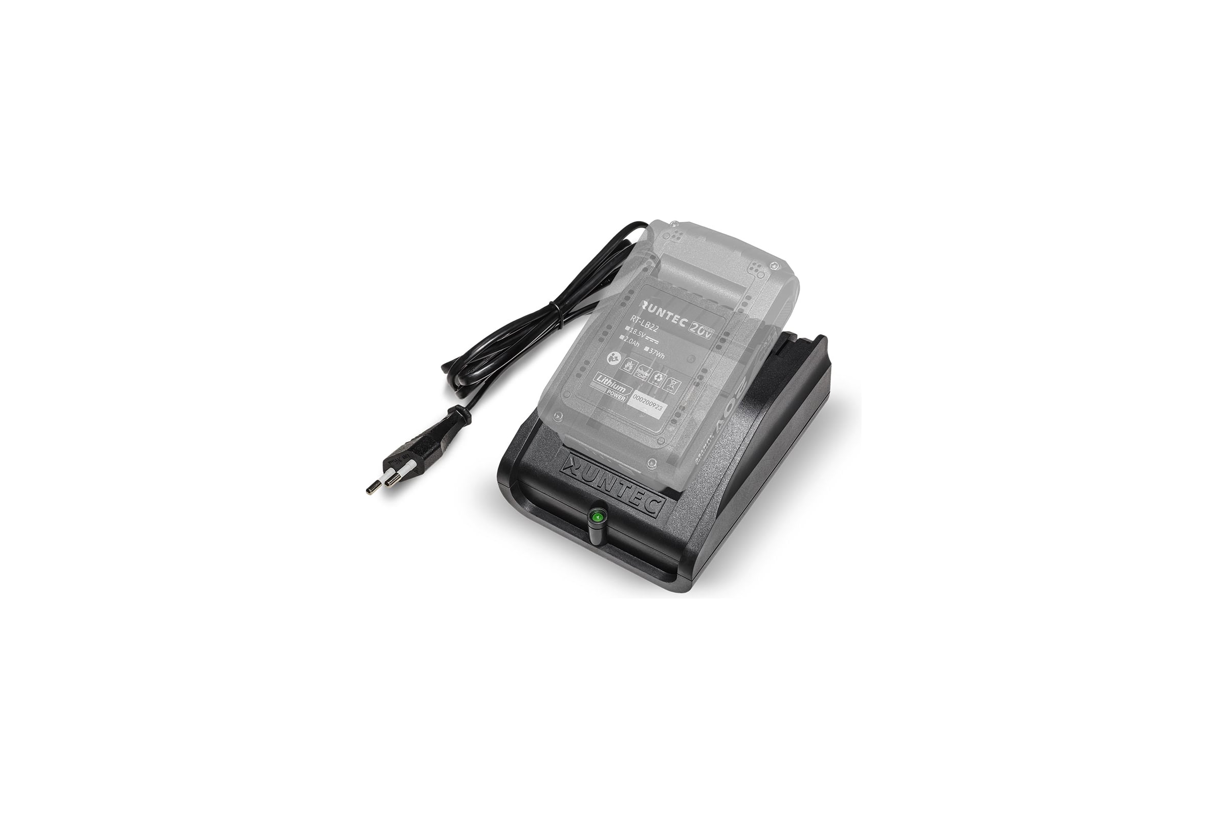 Зарядное устройство RUNTEC PRO для 20В батарей, 2А RT-LBCH20 — фото 3