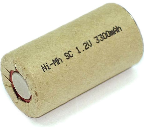 Аккумулятор (Ni-Mh; SC; 1.2V; 3300mAh) ОЕМ 020659