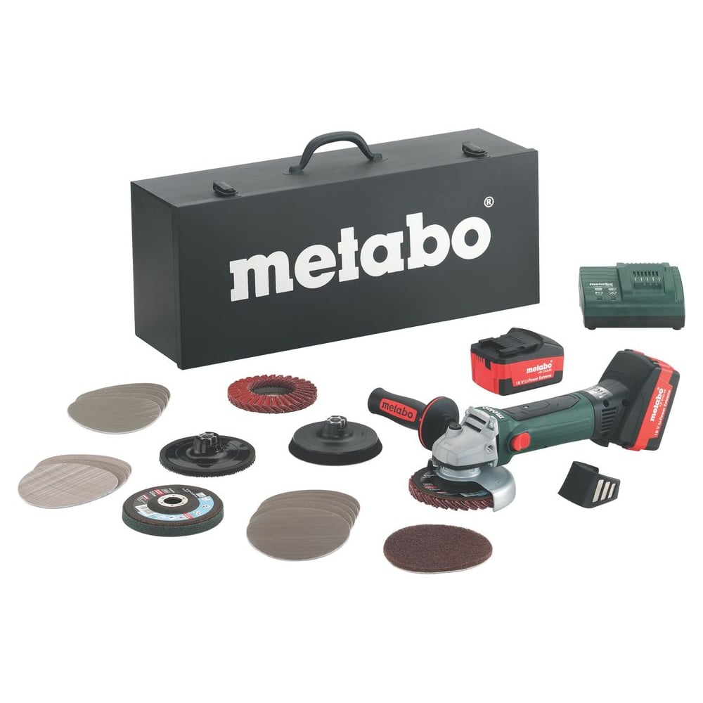 Аккумуляторная угловая шлифмашина Metabo W 18 LTX 125 Inox 600174870 ...