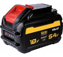 Аккумуляторная батарея VOLAT 18.0V/54.0V 12.0Ah, Li-ion, DEW-DCB606 VT-DCB606-18.0V/54.0V 12